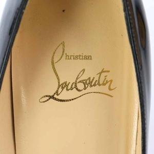 Christian Louboutin パテントレザーピンヒール  35.5 ブラック