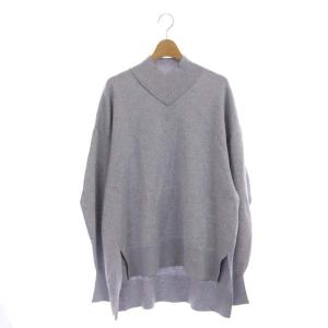 22SS ボリュームスリーブPULLOVER ニット セーター 長袖 38 ライトブルー
