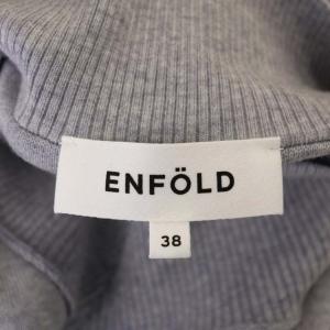 ENFOLD 22SS ボリュームスリーブPULLOVER ニット セーター 長袖 38 ライトブルー