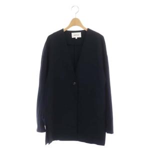 22SS ダブルクロス ミニマルCARDIGAN カーディガン 38 紺