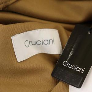 Cruciani ウールブレンドCPOジャケット 薄手 シャツ 長袖 比翼仕立て 50 キャメル