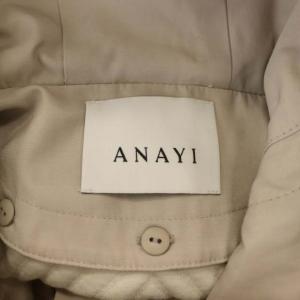 ANAYI スプリングコート フード ライナー付き 36 グレージュ