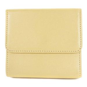 CHANEL ココマーク 財布 三つ折り レザー ダブルホック ベージュ