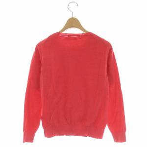 ANAYI 20SS ニット アンサンブル シルクコットンテンジククルーネックカーディガン 36 レッド