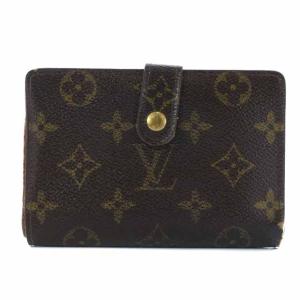 M61663 モノグラム ポルトモネ ヴィエノワ 二つ折り財布 がま口 キャンバス ブラウン