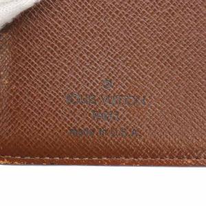 LOUIS VUITTON M61663 モノグラム ポルトモネ ヴィエノワ 二つ折り財布 がま口 キャンバス ブラウン