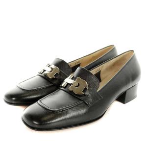 BOUTIQUE DRIN 3cm パンプス レザー チャンキーヒール ガンチーニ 4.5C