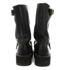 GEORGE COX リップルソール エンジニアブーツ 4 ブラック