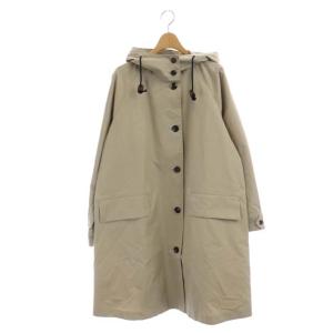 PROOFED COTTON COATING コート 薄手 オーバーサイズ 2 ベージュ