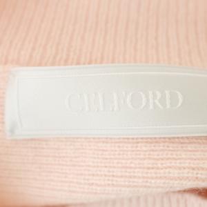 CELFORD カシミヤペプラムニット セーター 五分袖 36 ライトピンク