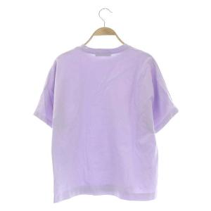 ebure ×RON HERMAN SUPIMA COTTON PASTEL COLOR TEE 38 パープル