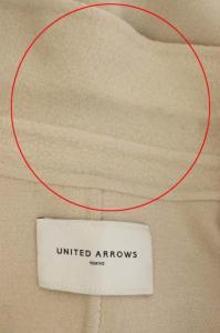 UNITED ARROWS チェスターコート アウター ウール 36 ベージュ