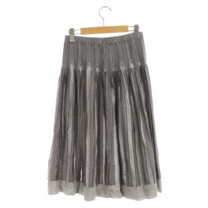 HaaT プリーツデザインスカート 2 グレー