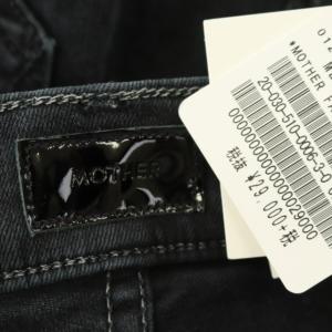 MOTHER 20AW FADED BLACK INSIDER CROP デニムパンツ