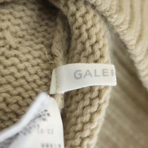 GALERIE VIE 20AW ファインウールハイネックプルオーバーニットセーター M ベージュ