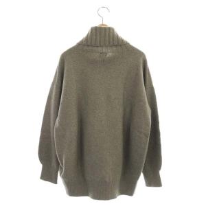 Spick&Span 19AW カシミヤウールタートルプルオーバー ニット セーター 長袖 F グレージュ