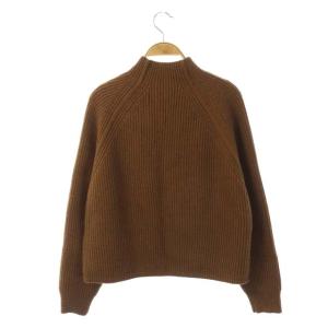 Acne Studios リブニット セーター ハイネック 長袖 プルオーバー XS ブラウン