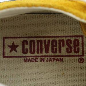 CONVERSE メイドインジャパン オールスター LOW スニーカー 23.5cm イエロー
