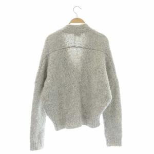 Acne Studios アルパカ Vネックカーディガン ニット 長袖 XS ライトグレー