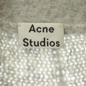 Acne Studios アルパカ Vネックカーディガン ニット 長袖 XS ライトグレー