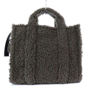 MARC JACOBS THE TEDDY SMALL TRAVELER TOTE BAG ショルダーバッグ 茶