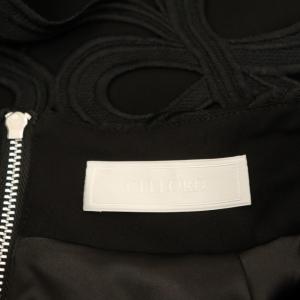 CELFORD 21AW リボンレーススカート タイトスカート 34 ブラック