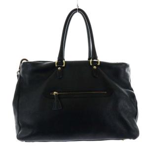 J&M DAVIDSON ショルダーバッグ 2WAY レザー ブラック