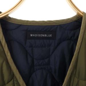 MADISONBLUE 中綿キルティングコート リボン カーキ