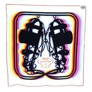 HERMES カレ45 Brides de Gala Shadow スカーフ シルク マルチカラー