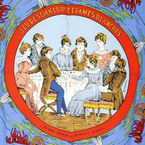 HERMES カレ90 オムニバスと白い貴婦人のゲーム JEU DES OMNIBUS ET DAMES BLANCHES スカーフ シルク