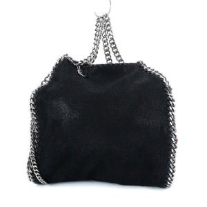 STELLA McCARTNEY MINI TOTE FALABELLA 2WAY トートバッグ フェイクスエード ブラック