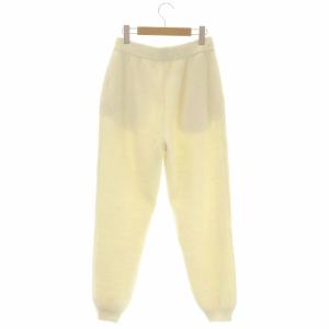 GALERIE VIE 21AW ベビーアルパカ テーパードパンツ ジョガーパンツ 36 アイボリー