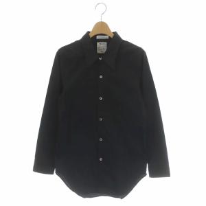 21SS LOW COLLAR MADAME SHIRT L.OX 00 ブラック