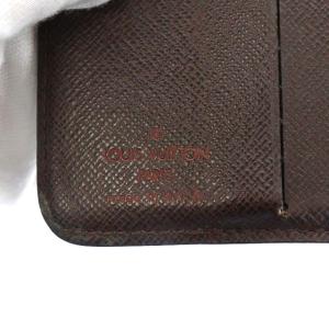 LOUIS VUITTON ダミエ 二つ折り財布 ブラウン