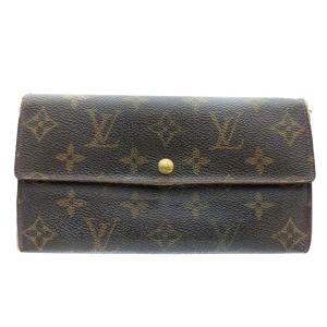 モノグラム ポルトフォイユ サラ 旧型 長財布 フラップ ブラウン M61734