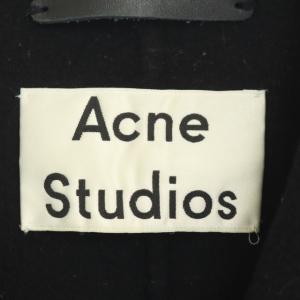 Acne Studios ウール チェスターコート テーラードコート アウター ロング 34 ブラック