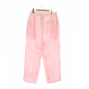 ATON SILK LINEN SHANTUNG パジャマパンツ ボタンフライ 02 ピンク