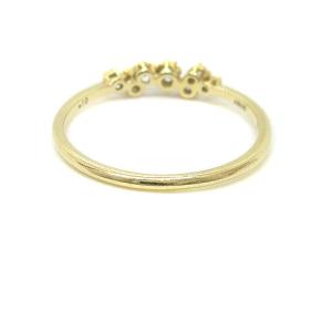 AHKAH BBリング ダイヤ 0.1ct 18KYG 8号