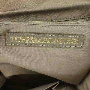 TOFF&LOADSTONE 2WAY ショルダーバッグ ハンドバッグ レザー 総柄 グレー