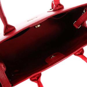 FURLA LINDA レザーハンドバッグ レッド