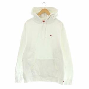 Small Box Hooded Sweatshirt フーディー L 白