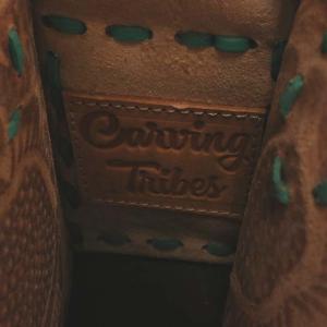 CARVING TRIBES Maestra S MTLC ハンドバッグ エメラルドグリーン