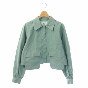 Ameri VINTAGE PROTRUSIVE POCKET SHIRT ポケットシャツ ショート F グリーン