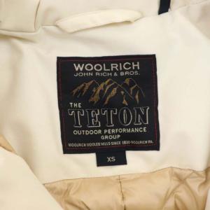 WOOLRICH GORE-TEX THE TETON ダウンジャケット ロング フード XS  アイボリー