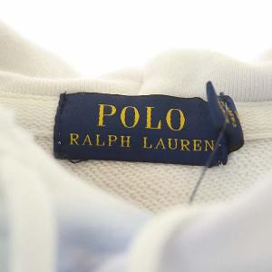POLO RALPH LAUREN タイダイロゴフーディー ダメージ加工 SP ホワイト