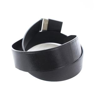 GIORGIO ARMANI レザーベルト 48 ブラック