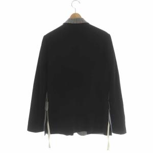 STELLA McCARTNEY 前後切り替えテーラードジャケット 40 ブラック