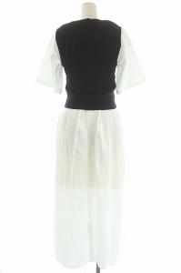ENFOLD 22SS クラシック天竺 CUT×KNIT DRESS 3点セット ワンピース 38 ホワイト