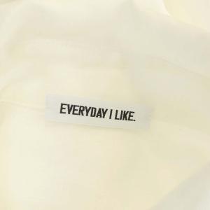 EVERYDAY I LIKE 21SS リネンワイドシャツ ホワイト