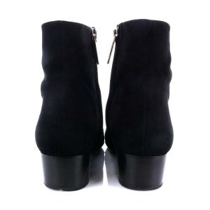 The Row AMBRA ショートブーツ スエード ポインテッドトゥ チャンキーヒール 36.5 ブラック